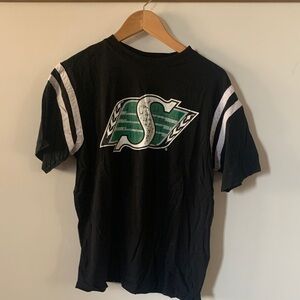 Black Saskatchewan roughriders Graphic Tee - Men's
